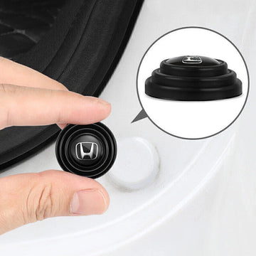 Honda Car Door Shock Absorber Rubber Pads - Black | With Logo 12 Pcs Car Protection Set | Door Protectors