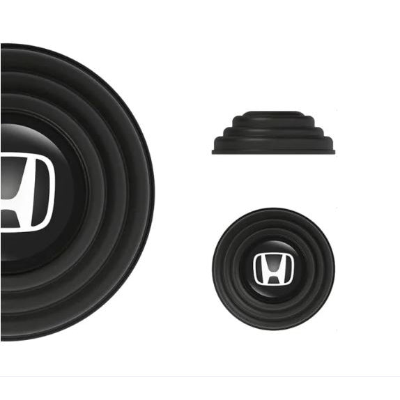 Honda Car Door Shock Absorber Rubber Pads - Black  | With Logo 12 Pcs Car Protection Set | Door Protectors